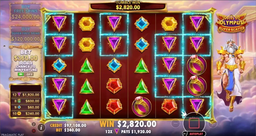 Gates Olympus Super Scatter Bezplatna Demo 2
