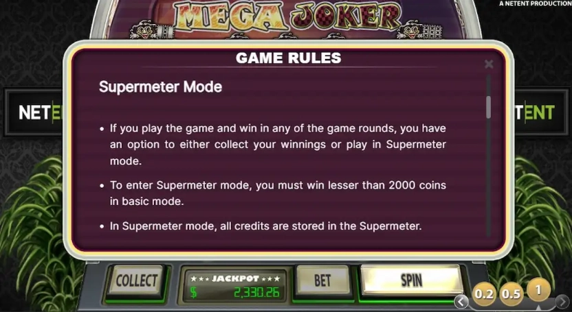 Mega Joker Bezplatna Demo 3