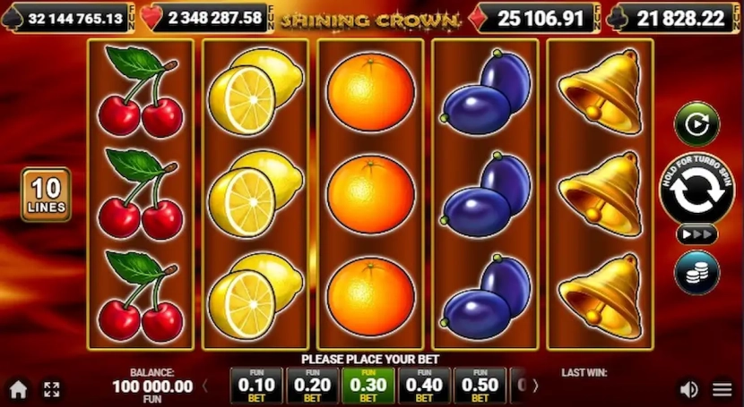 Shining Crown Bezplatna Demo 2
