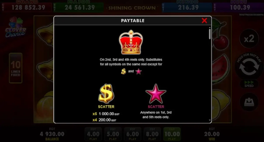 Shining Crown Bezplatna Demo 3