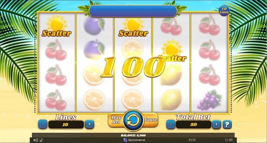 100 Juicy Fruits Bezplatna Demo 2