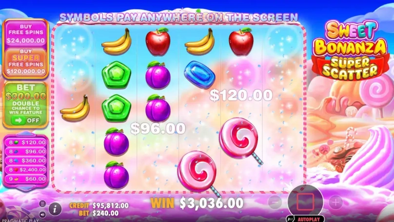 Sweet Bonanza Super Scatter Bezplatna Demo 2