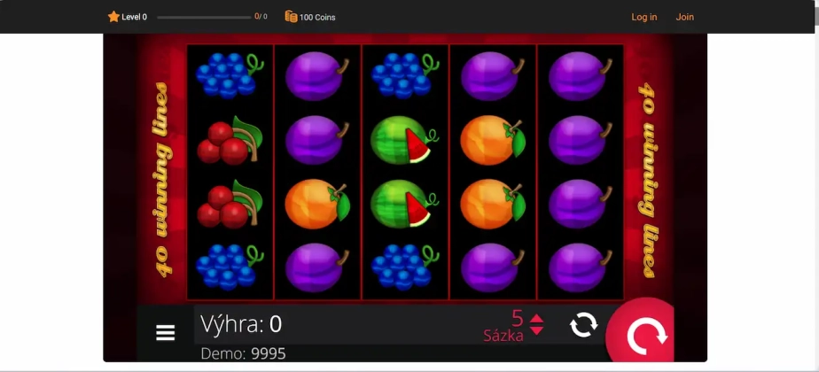 Fruit Jack Bezplatna Demo 2